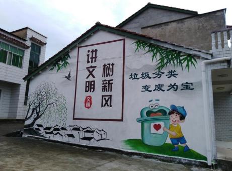 淮北墙绘是现在流行的墙体广告