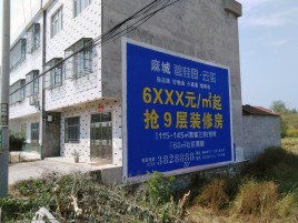 淮北墙体广告质量分析