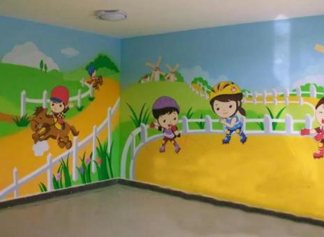 淮北幼儿园墙体彩绘制作流程及注意事项