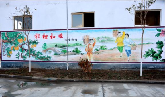 淮北乡镇文化墙 乡风文明焕发新活力