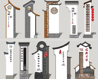 淮北美丽乡村标识标牌有哪些分类？