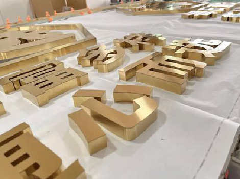 淮北拉丝不锈钢字的特点。